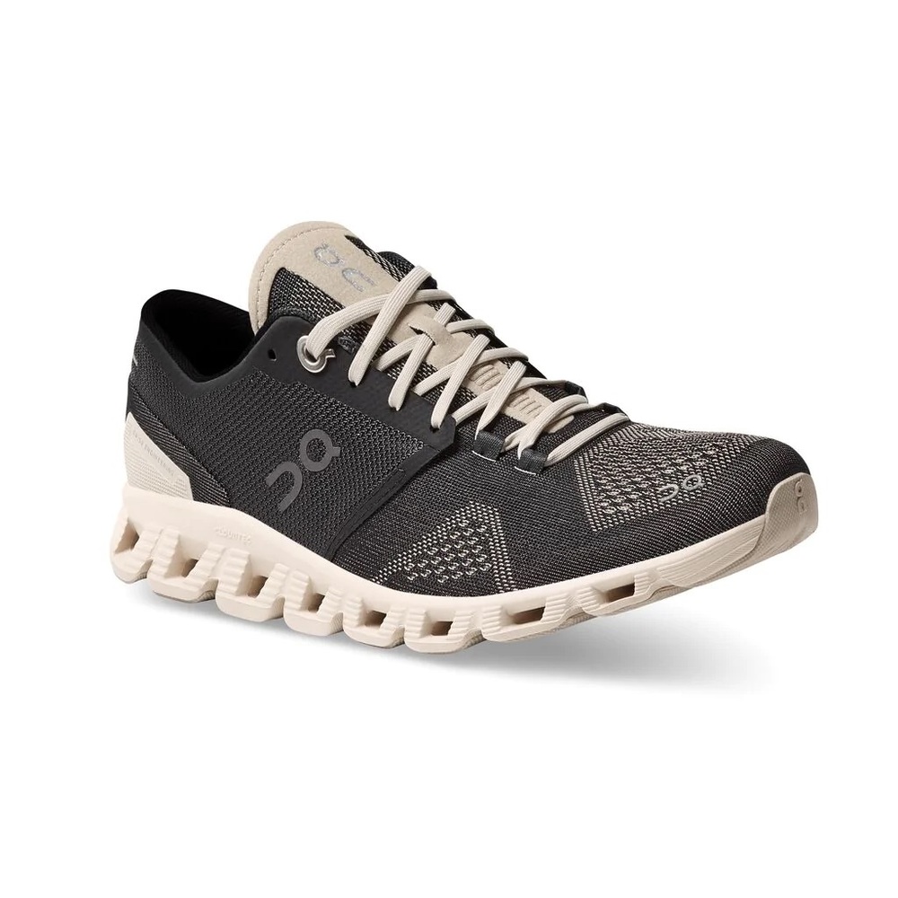 On Running Cloud X, women’s 6.5, black/pearl, gently worn